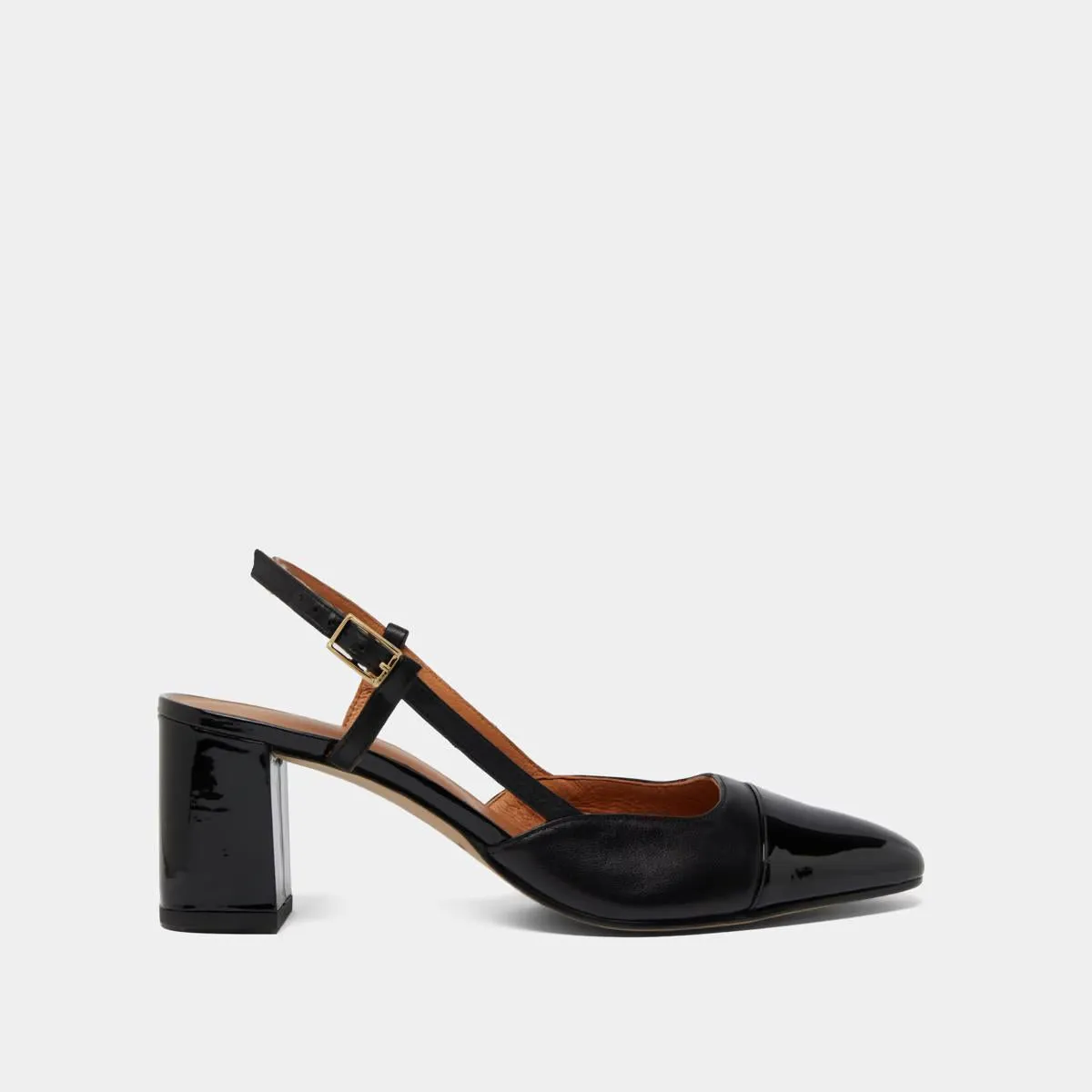 264- Dhapop Vernis/cuir Noir-noir