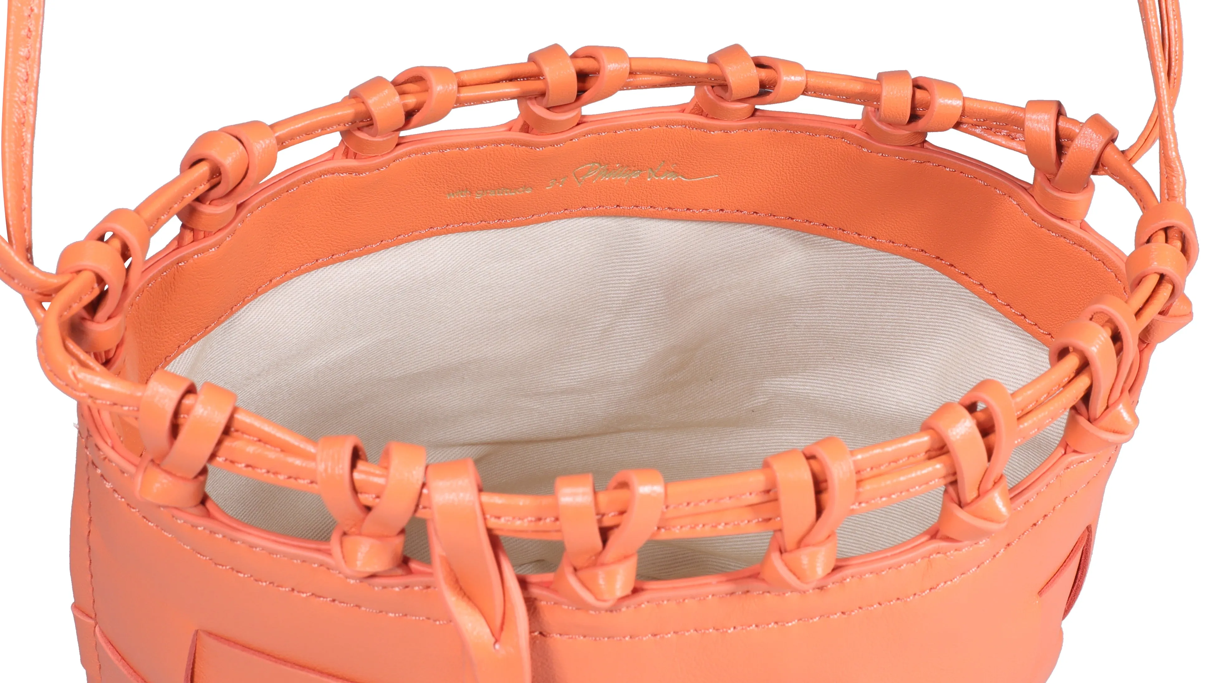 3.1 Phillip Lim Odita Logo Plaque Mini Bucket Bag