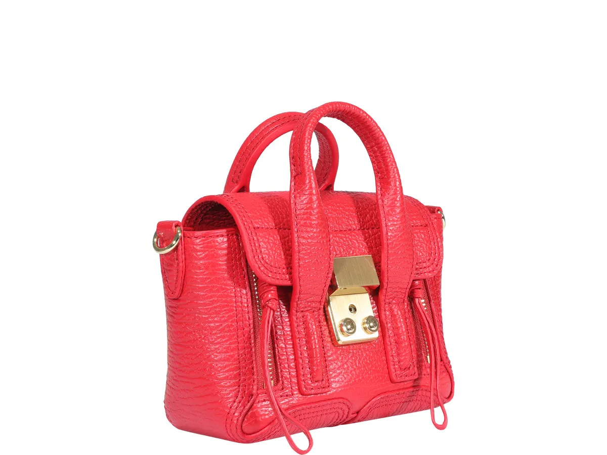 3.1 Phillip Lim Pashli Nano Zip Detailed Satchel Bag