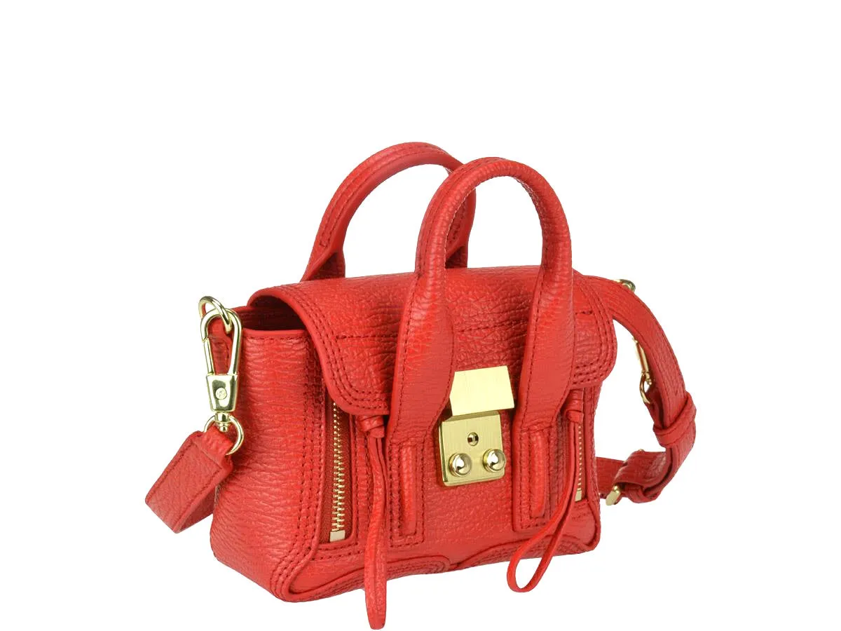 3.1 Phillip Lim Pashli Nano Zip Detailed Satchel Bag
