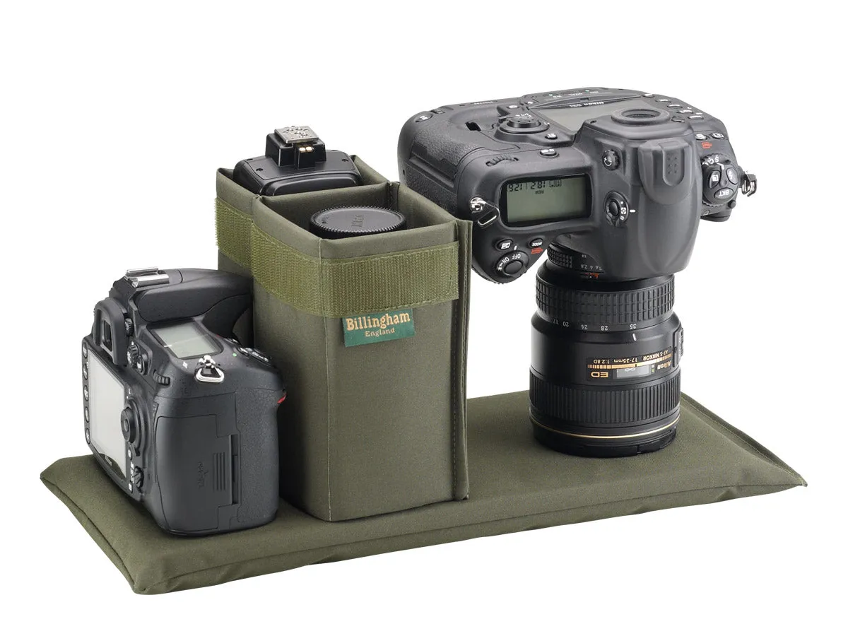335 Camera Bag - Black Canvas / Tan Leather