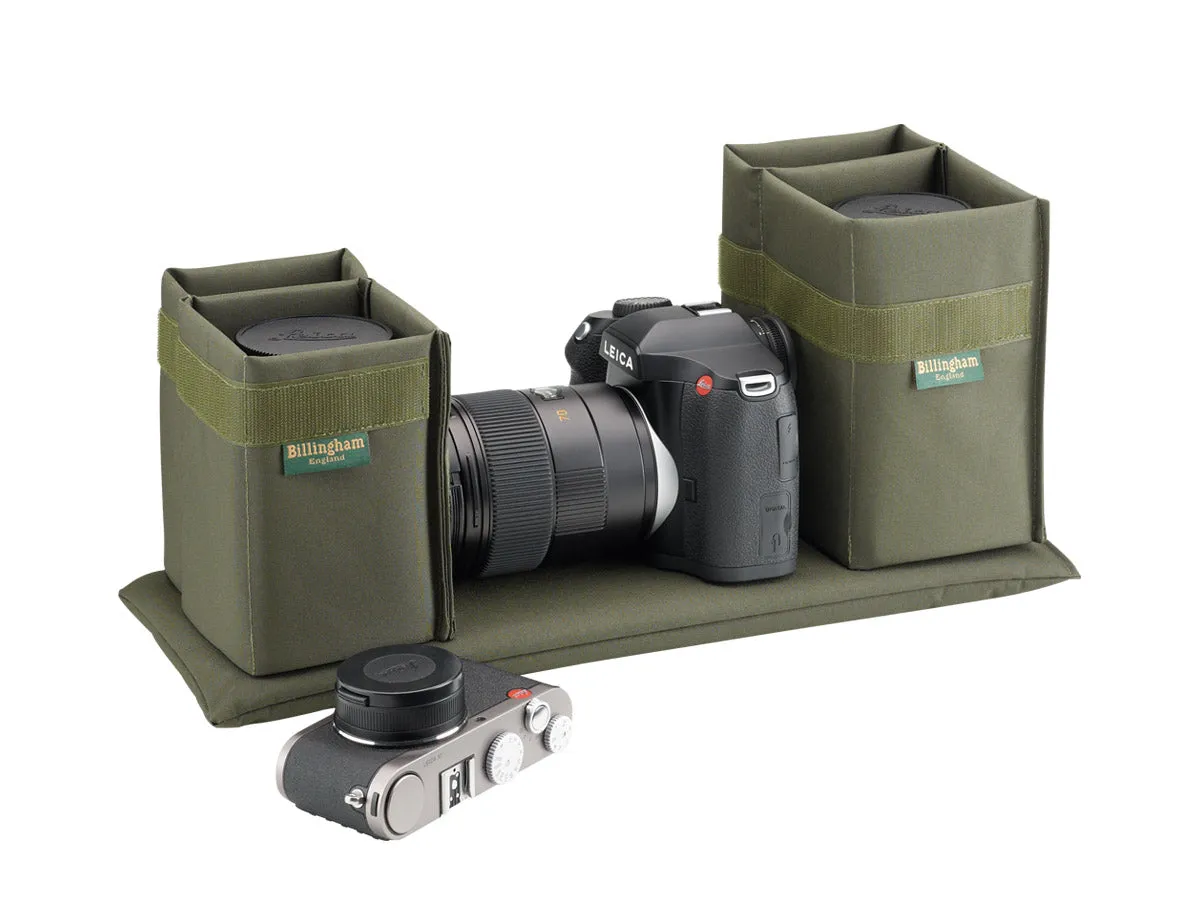 445 Camera Bag - Black Canvas / Tan Leather