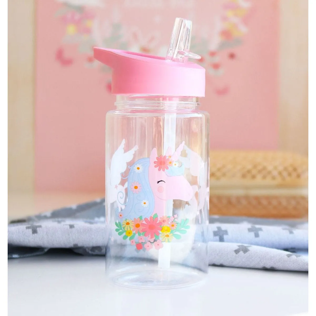 A Little Lovely Company Drink Bottle: Unicorn