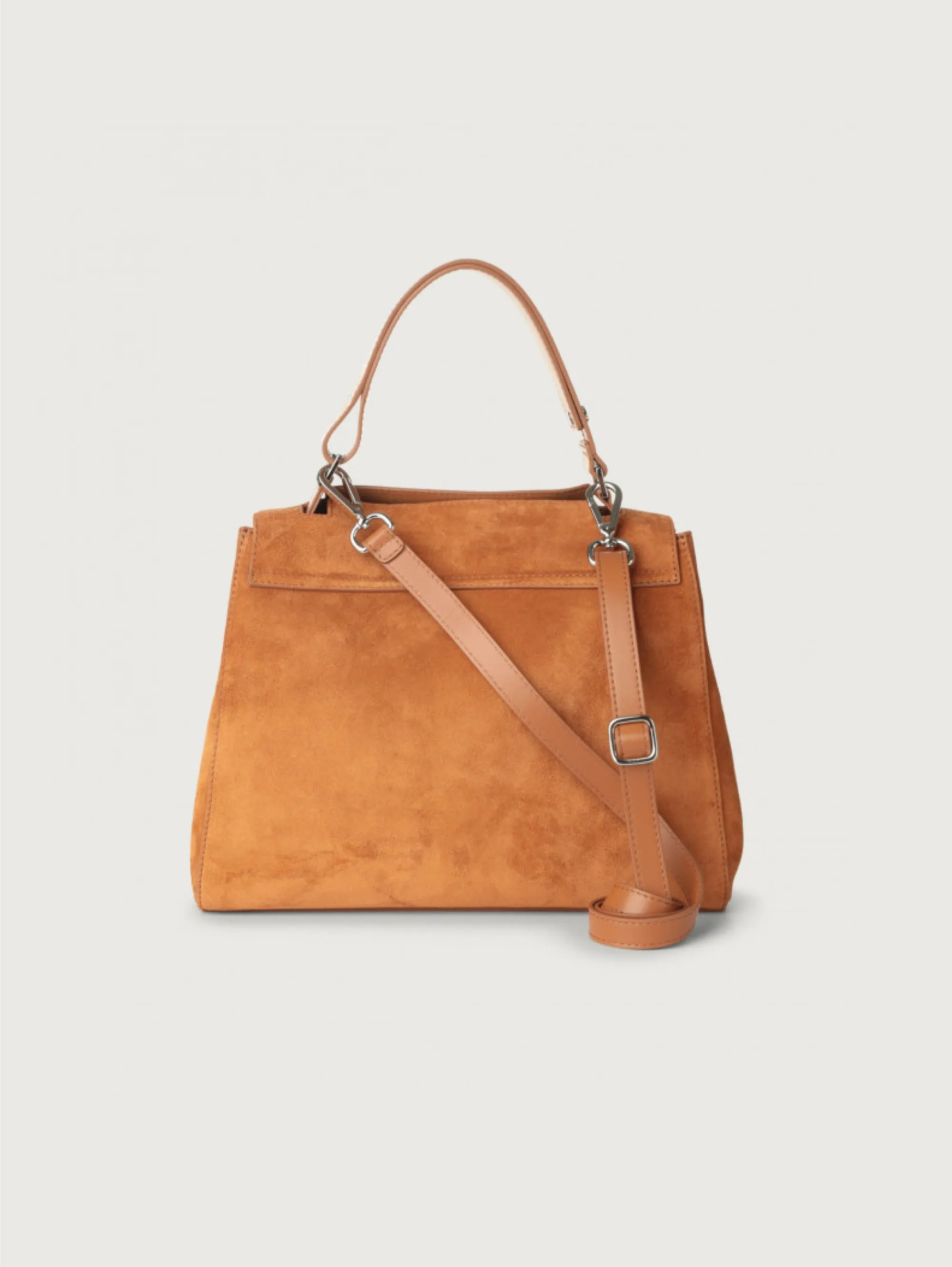 Amber Suede Handbag