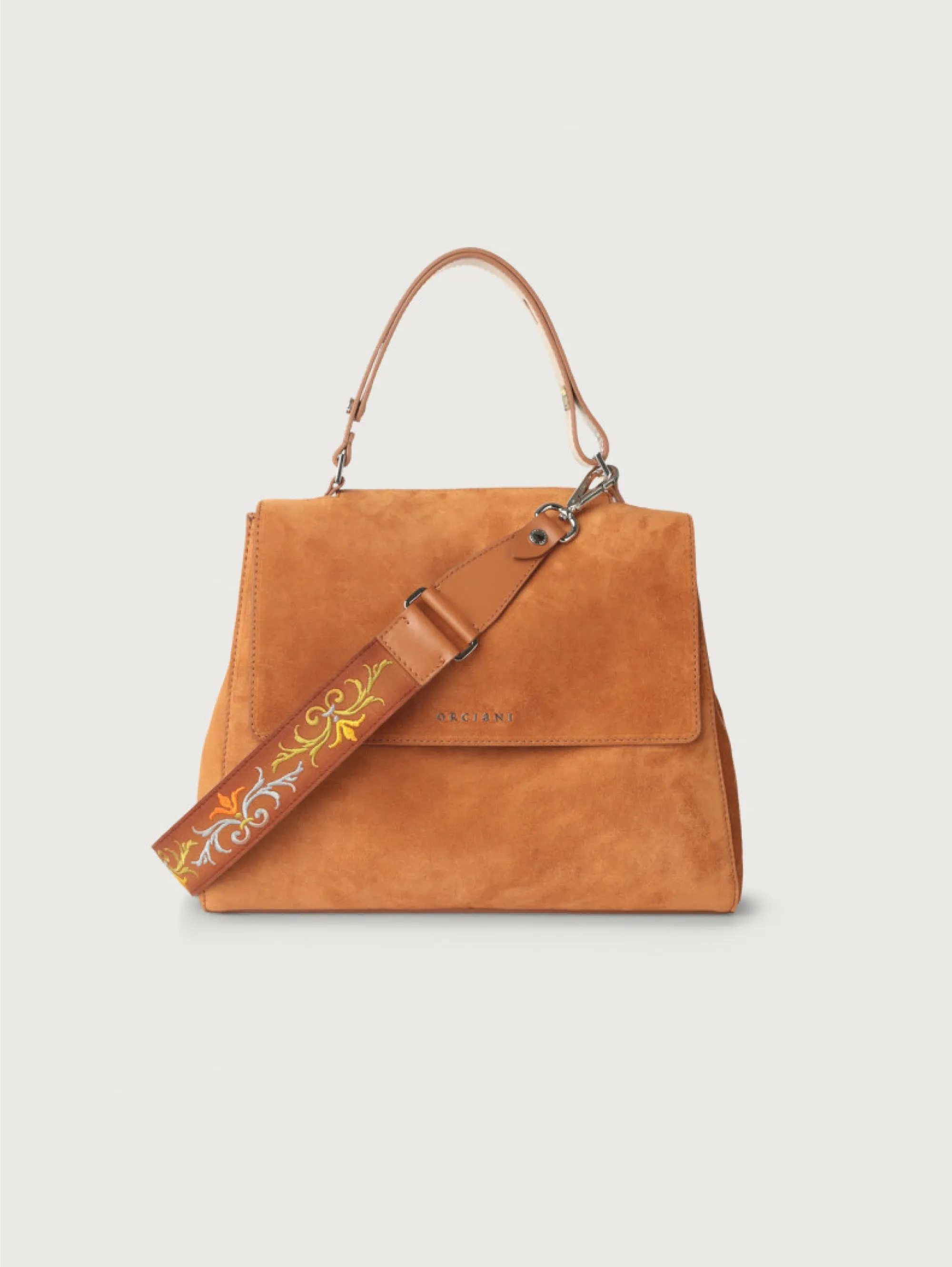 Amber Suede Handbag