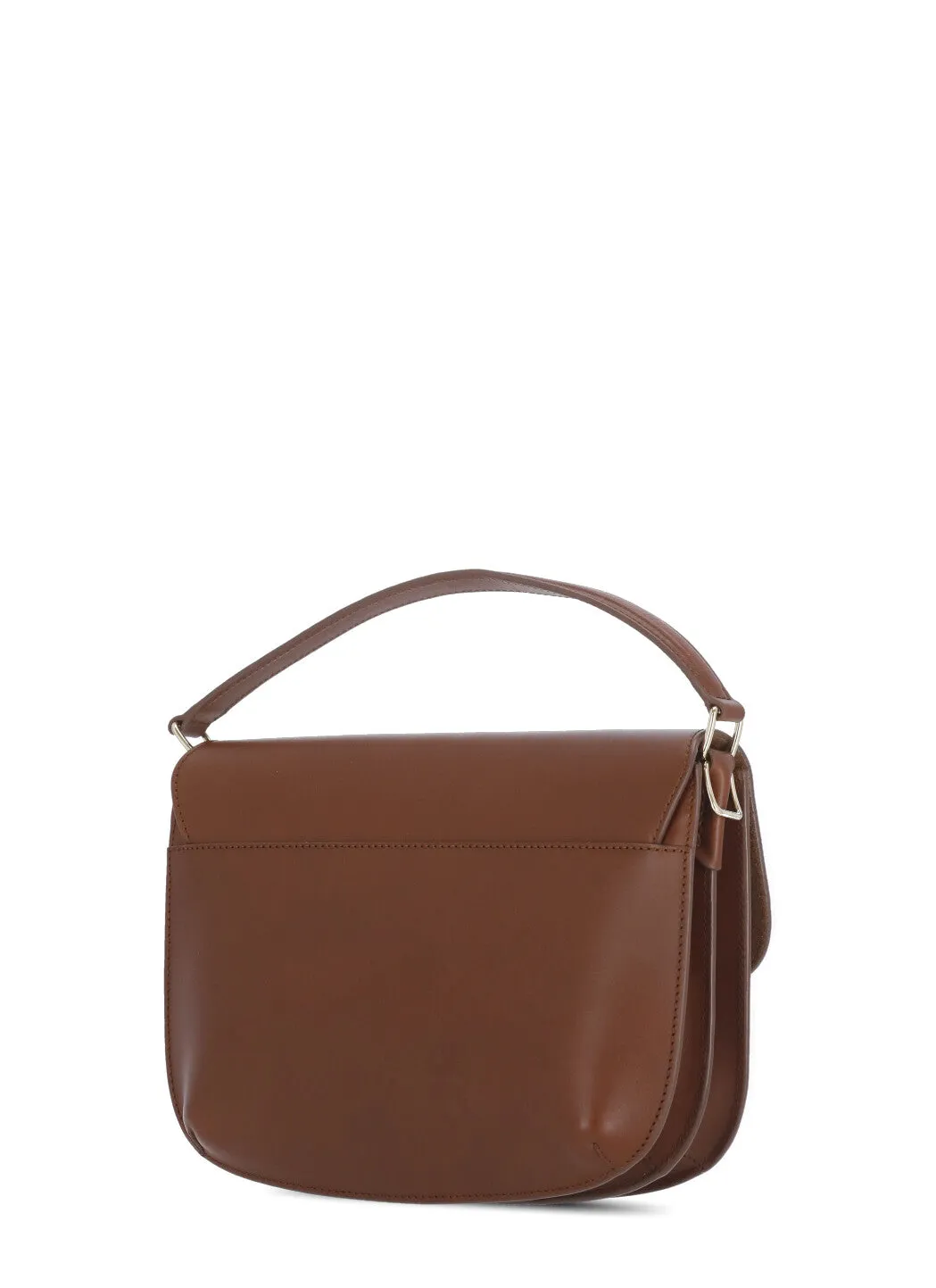 A.P.C. Logo Printed Foldover Top Shoulder Bag