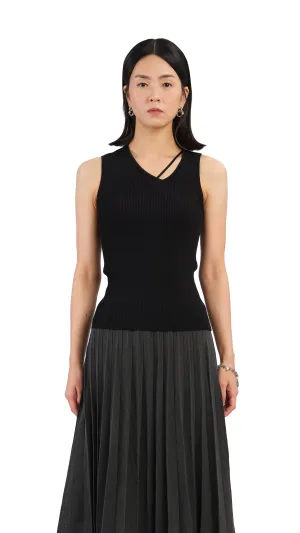 Asymmetric Neckline Top