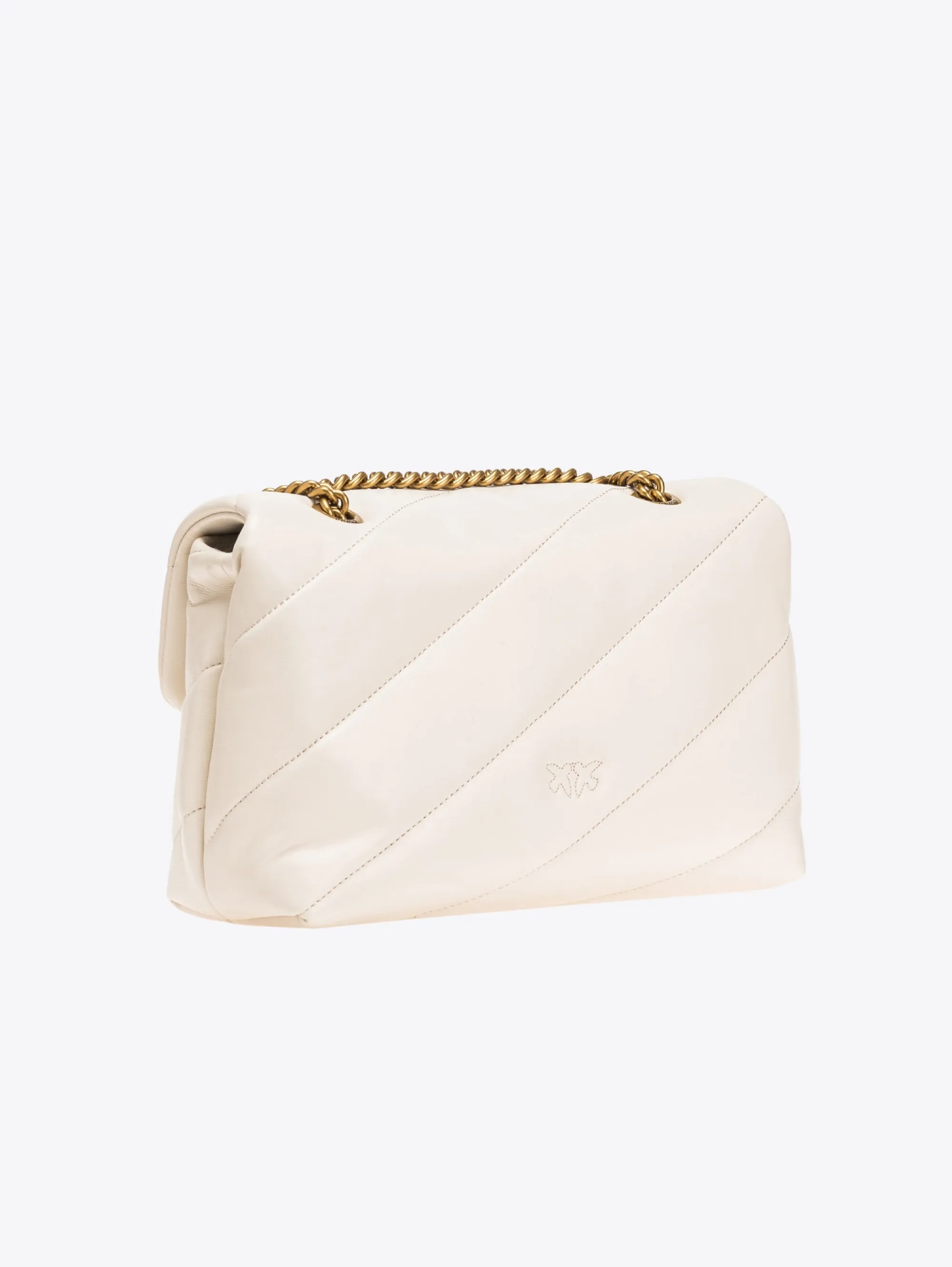 Bag with Maxi Quilt White