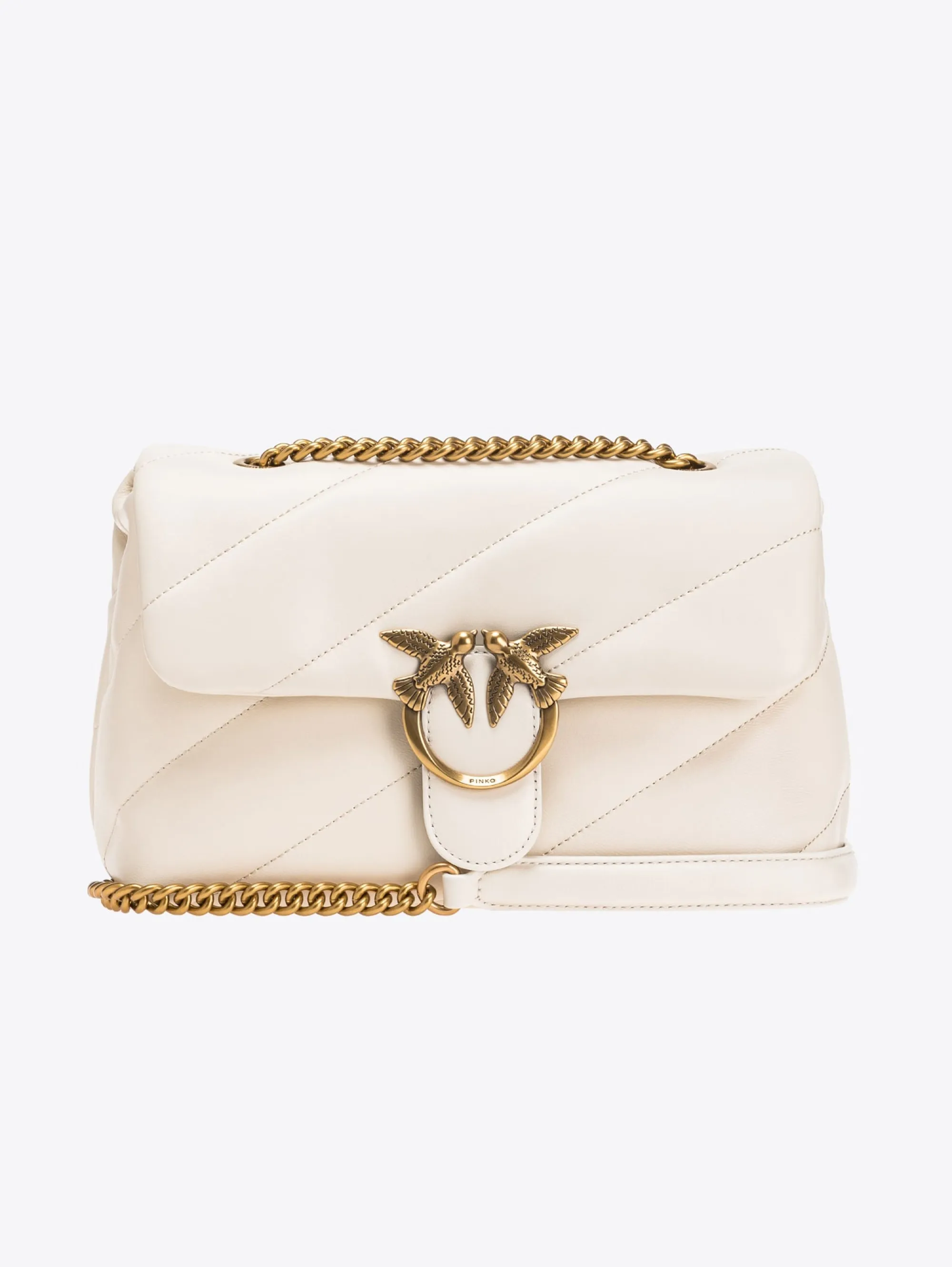 Bag with Maxi Quilt White