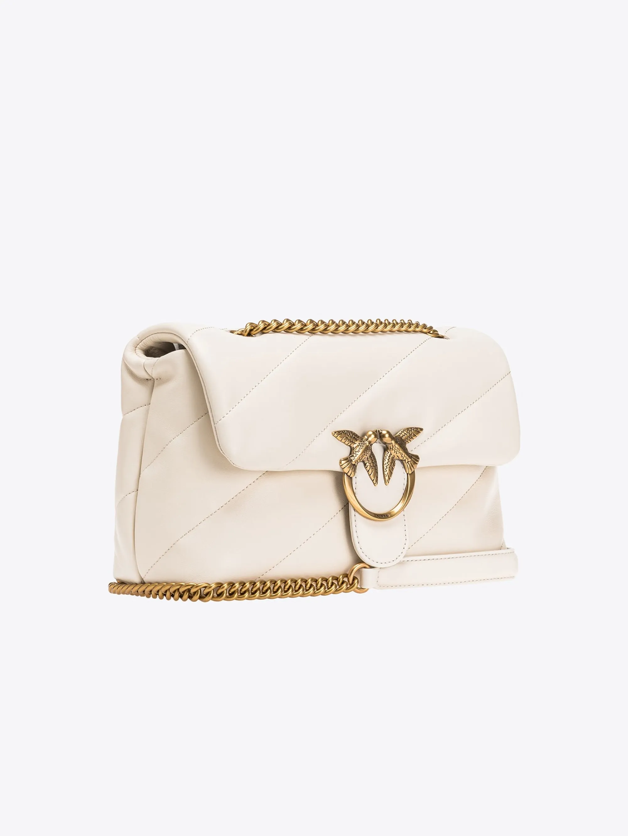 Bag with Maxi Quilt White