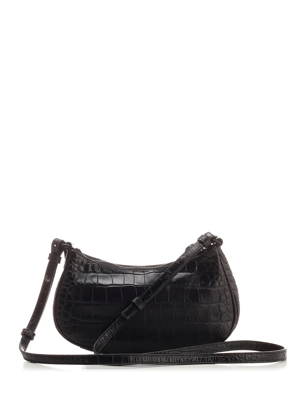 Balenciaga Embossed Chain-Link Shoulder Bag