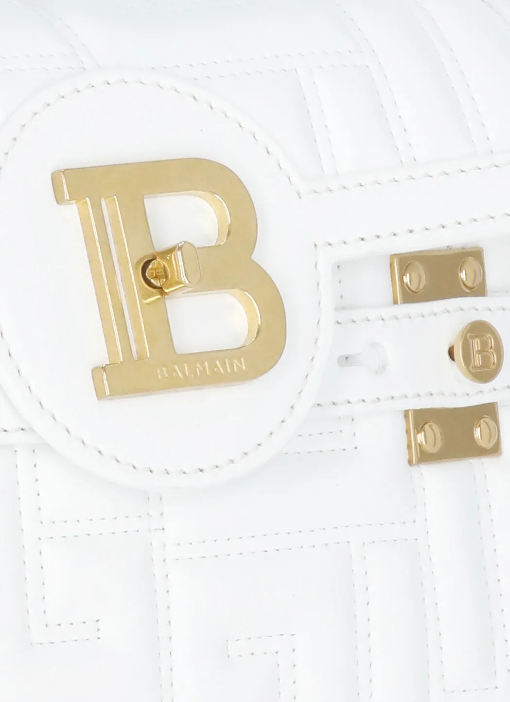 Balmain B-Buzz 23 Quilted Tote Bag