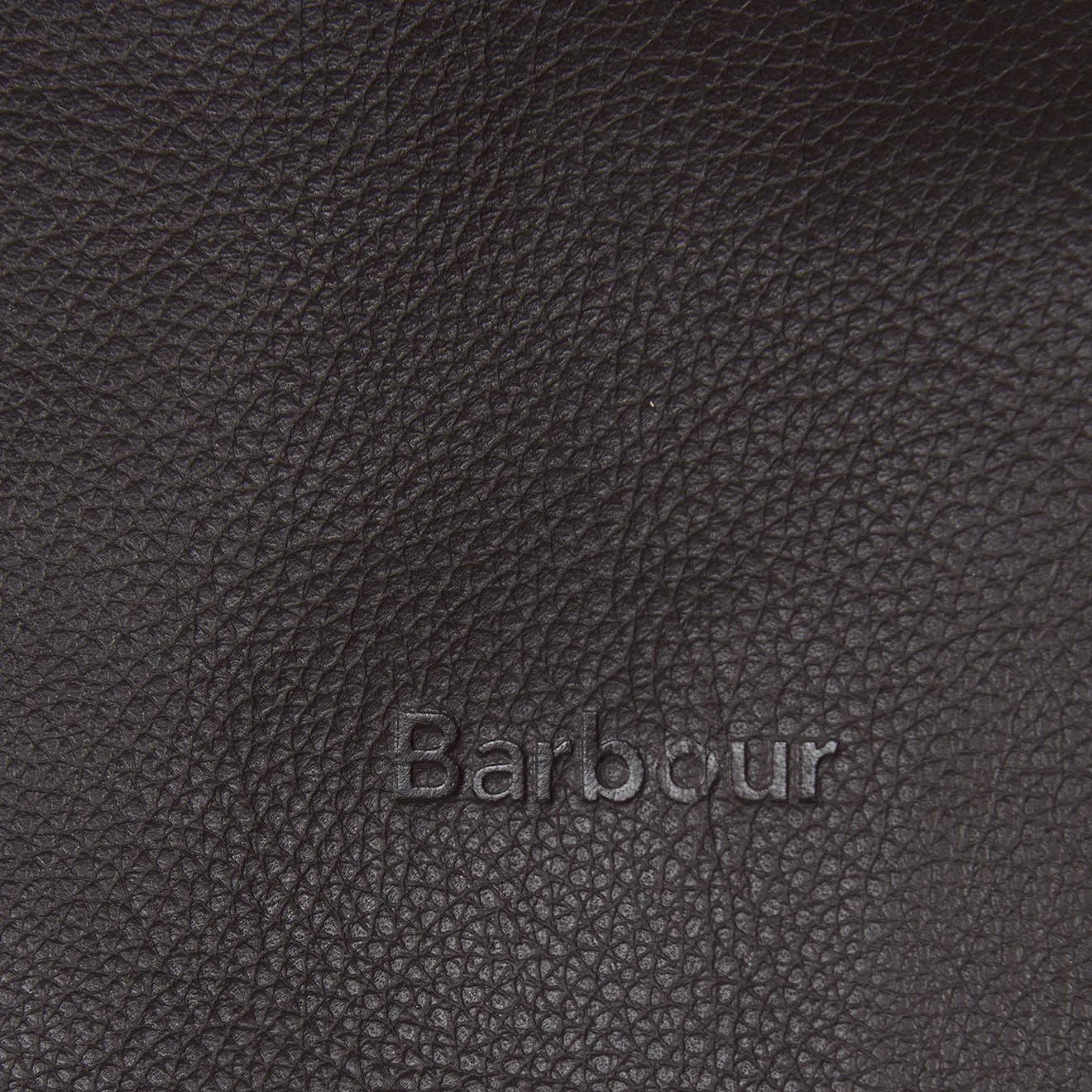 Barbour Leather Medium Travel Holdall Chocolate
