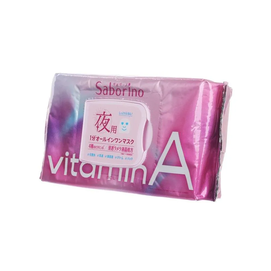 BCL Saborino Good Night Facial Sheet Mask VA  (30pcs)