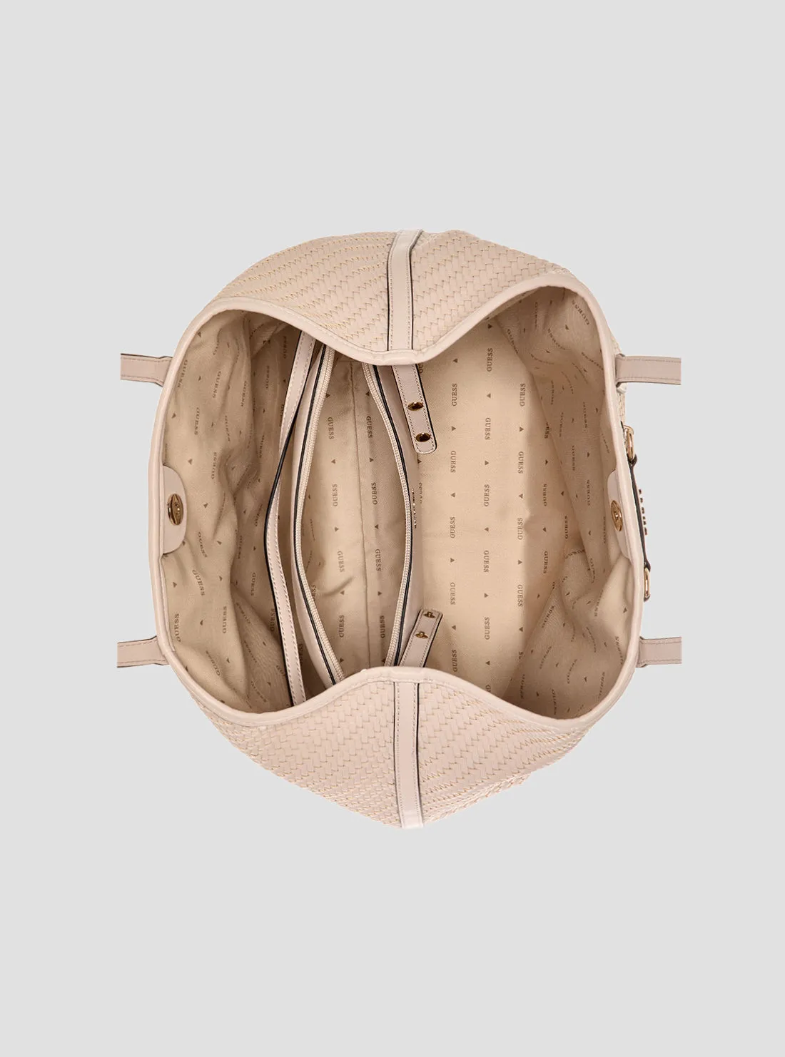 Beige Vikky 2 Tote Bag