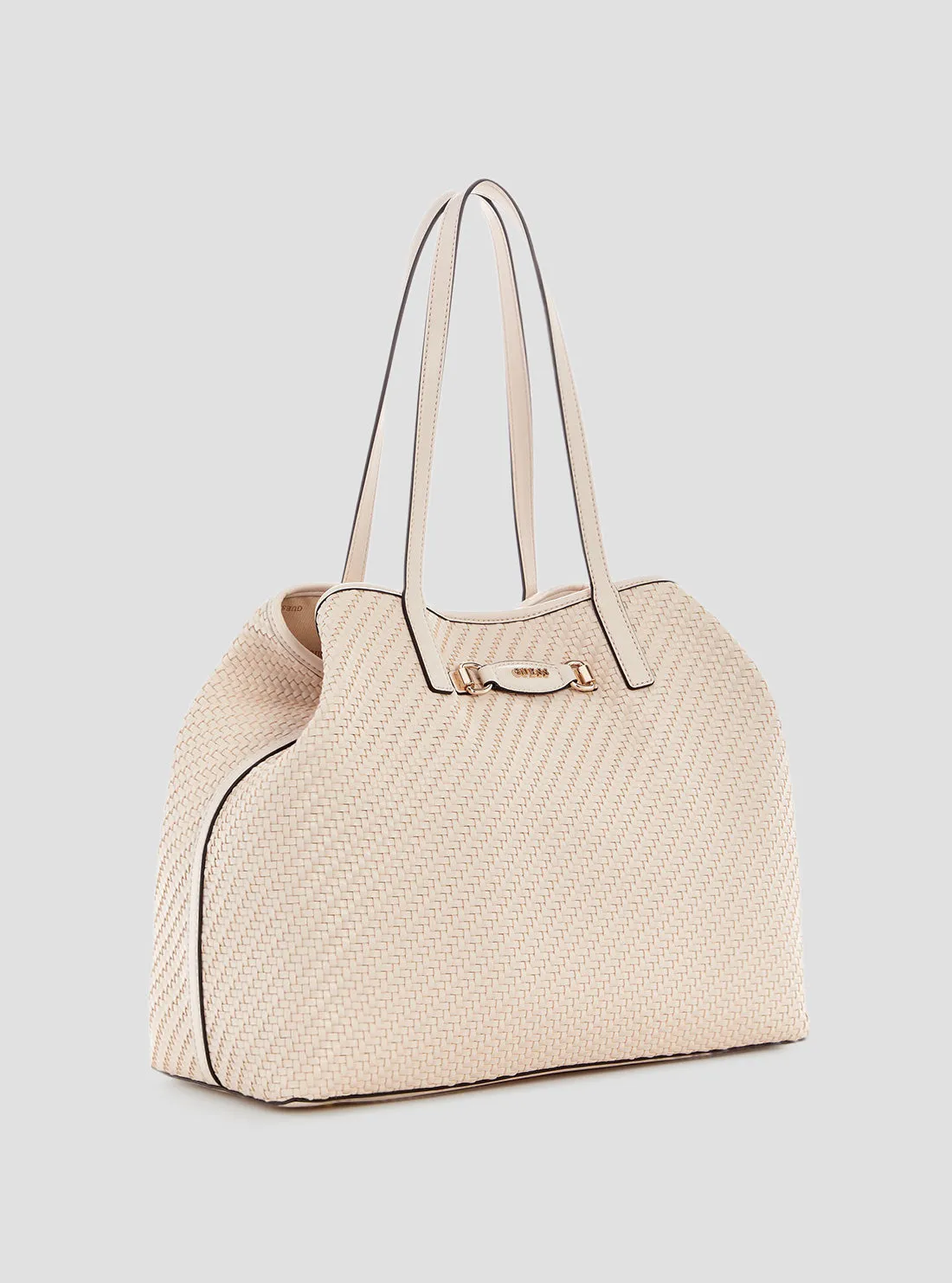 Beige Vikky 2 Tote Bag