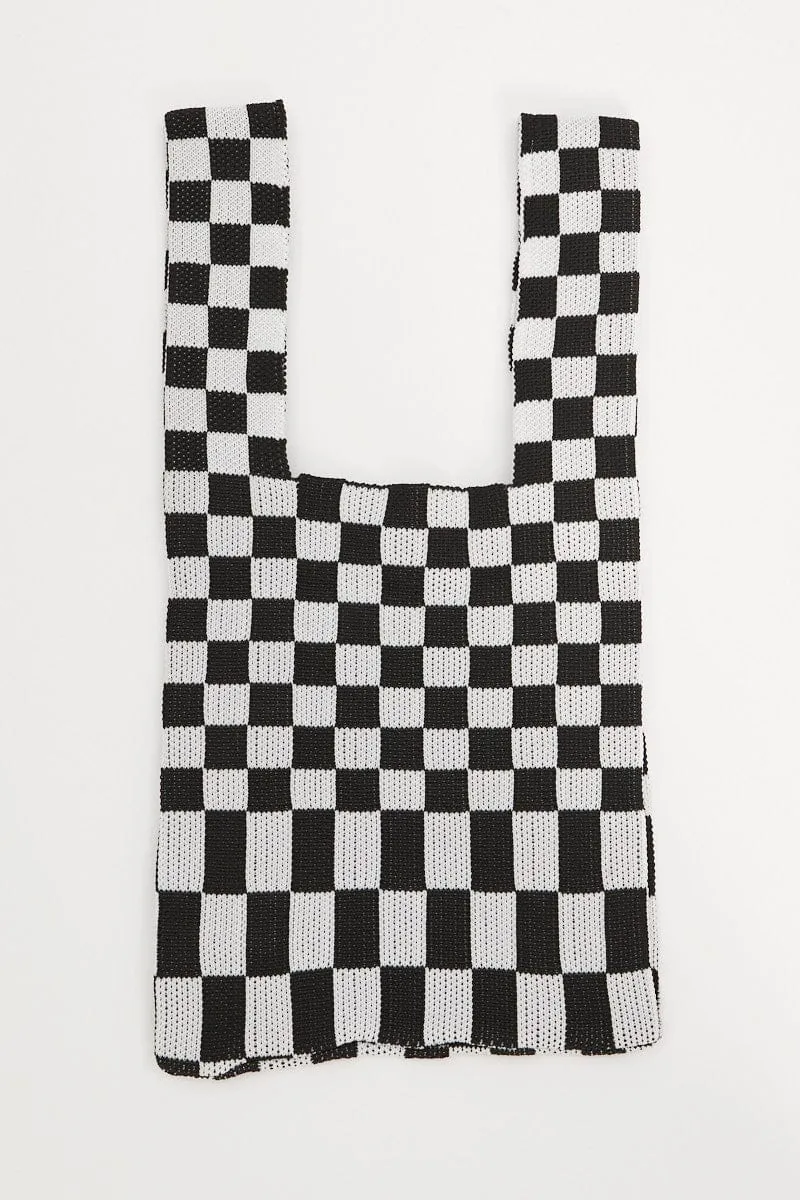 Black Crochet Bag