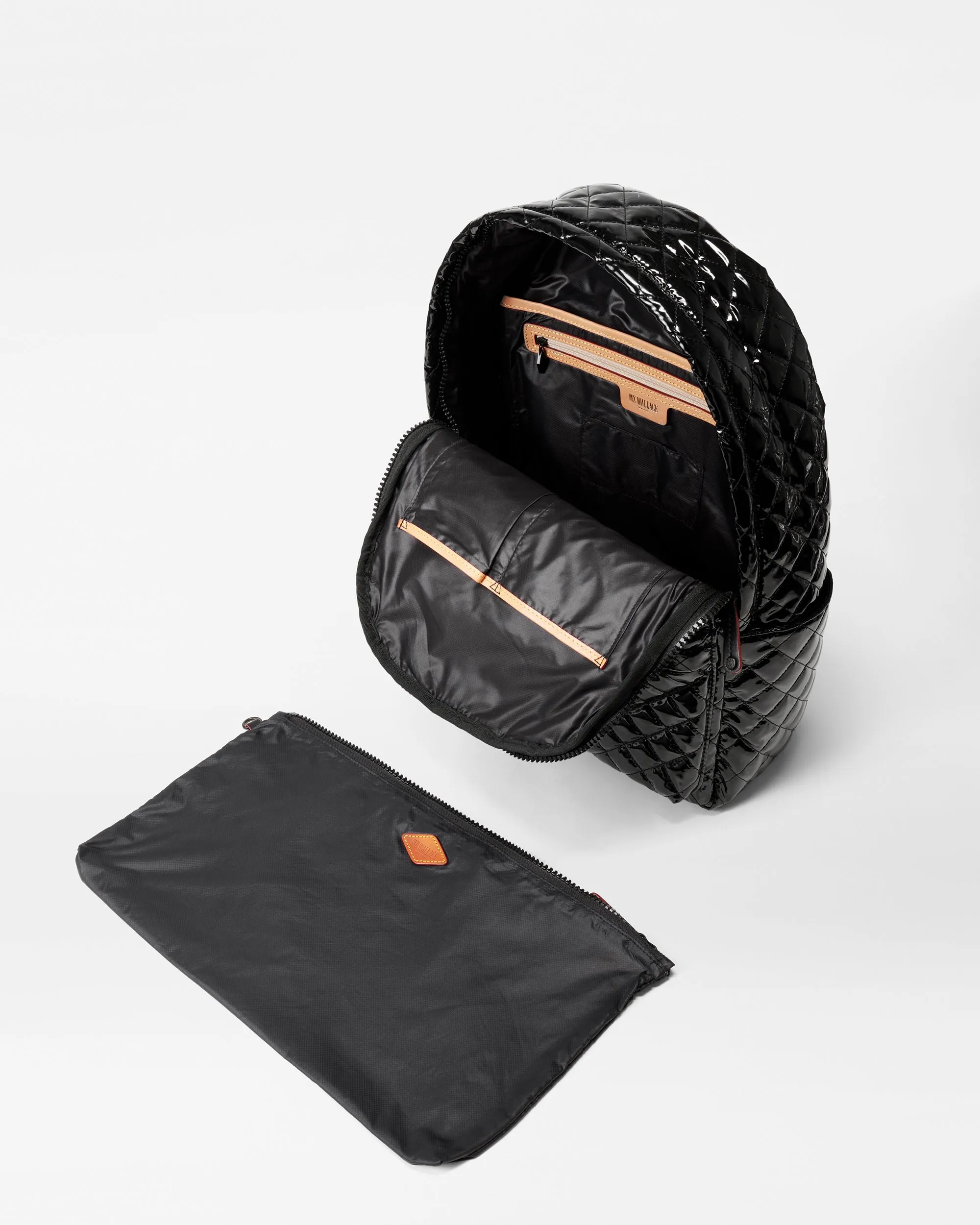 Black Lacquer Metro Backpack