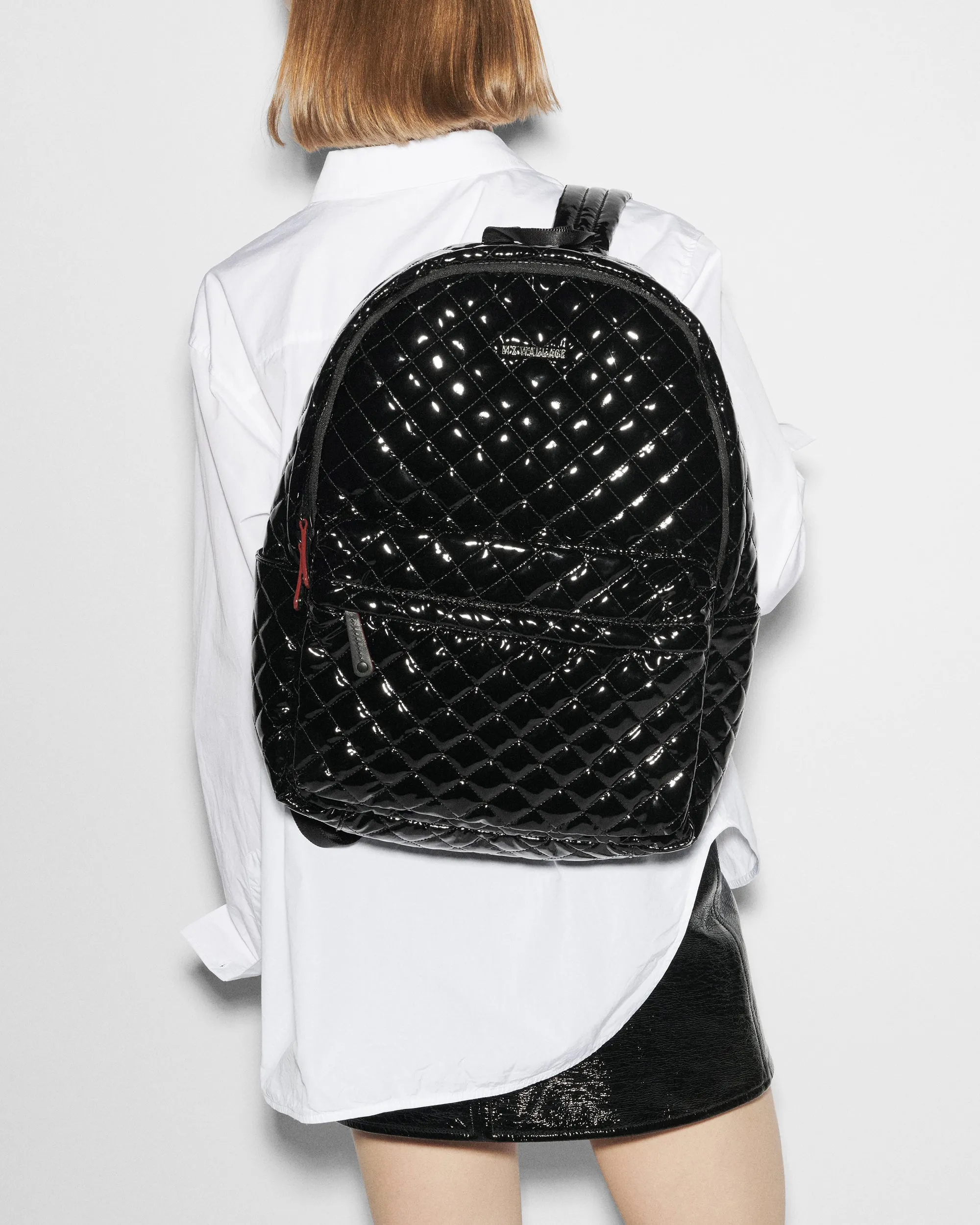 Black Lacquer Metro Backpack