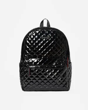 Black Lacquer Metro Backpack