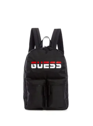 Black Logo Duo Backpack