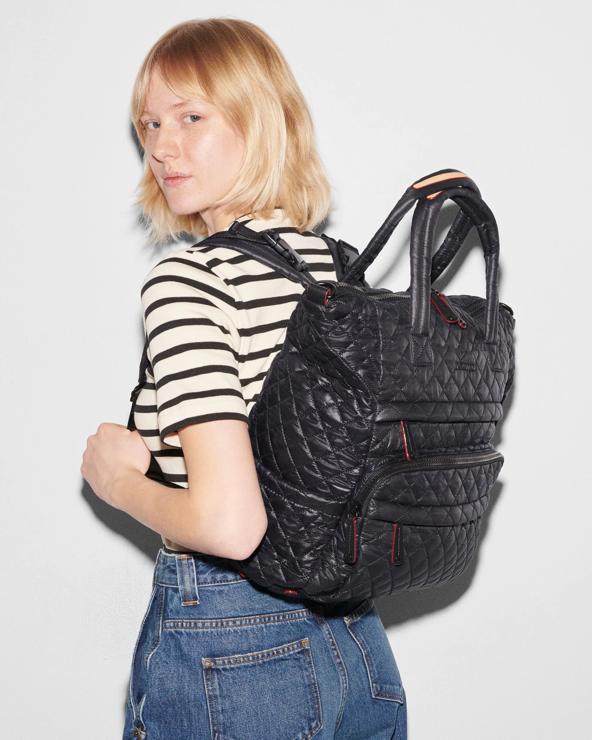 Black Metro Utility Backpack