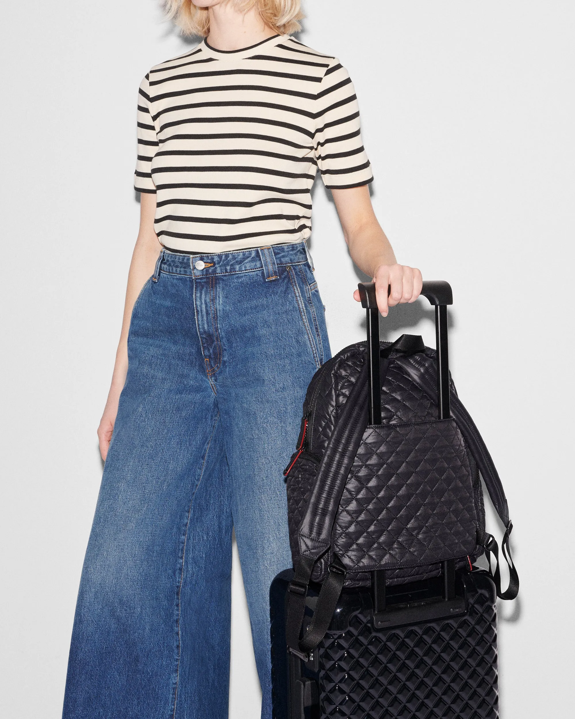 Black Pocket Metro Backpack
