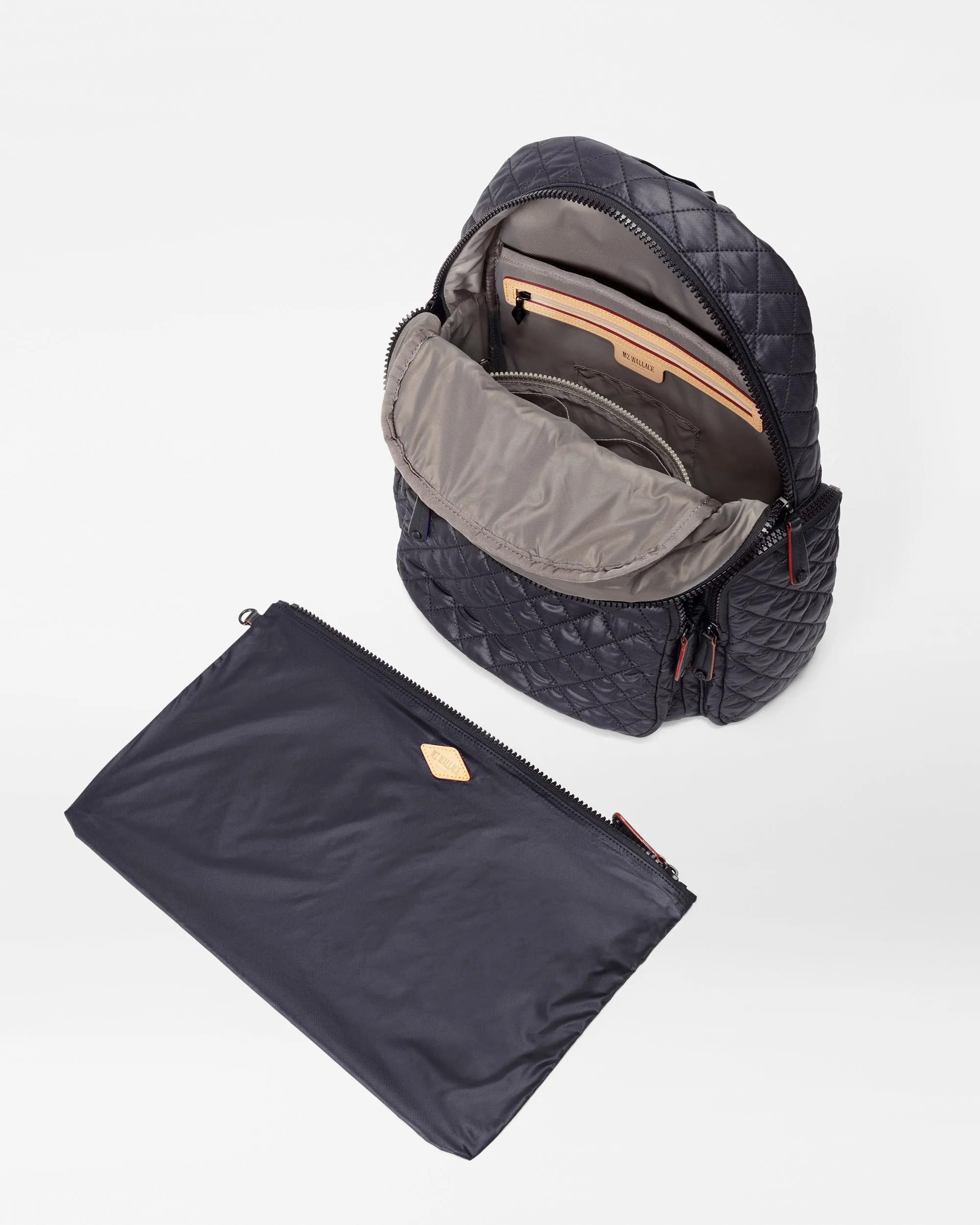Black Pocket Metro Backpack