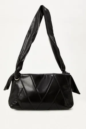 Black Under Arm Quilted Bag