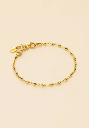 Bracelet  Bripd Pyrite-Doree