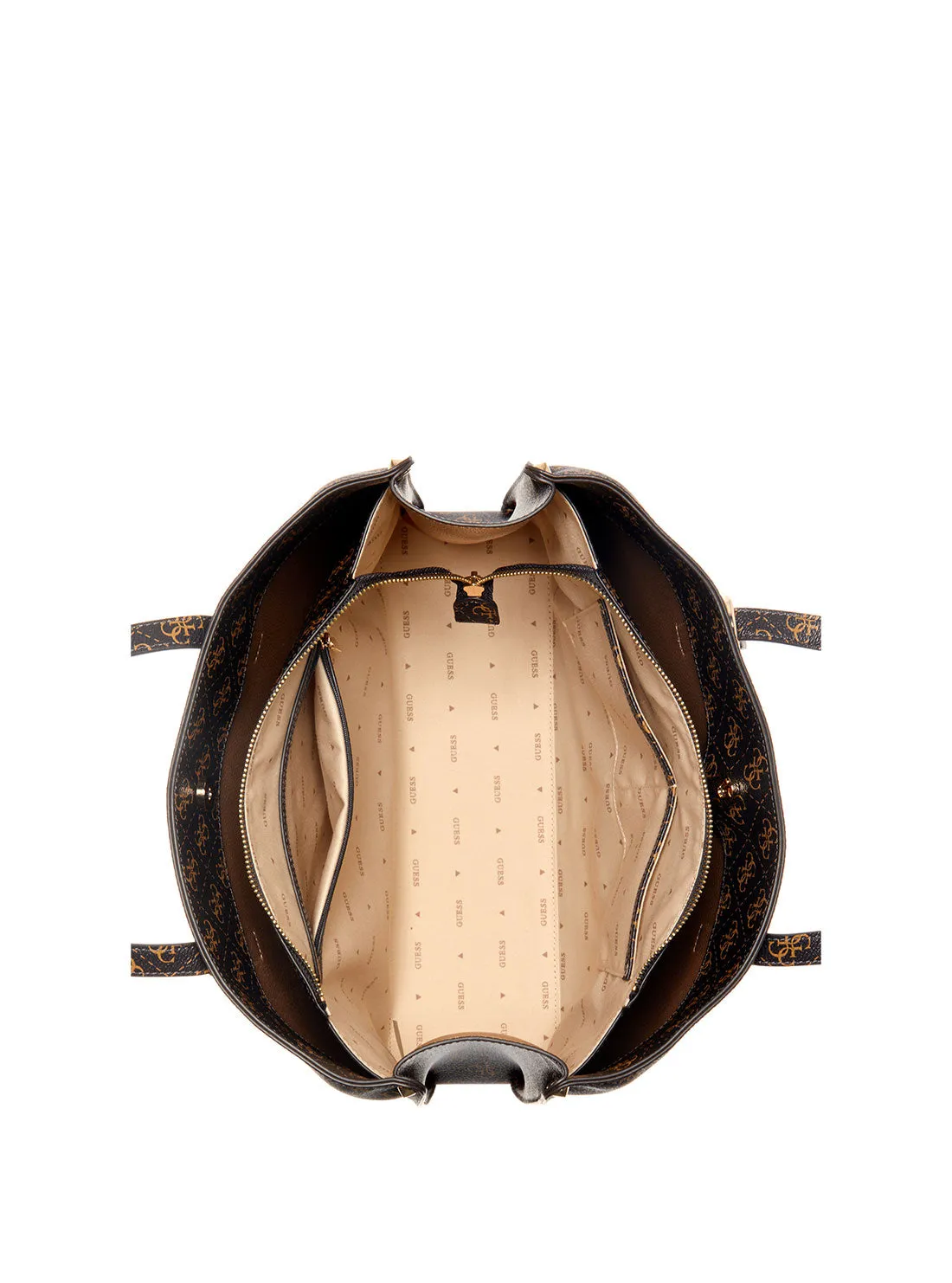 Brown Logo Meridian Tote Bag