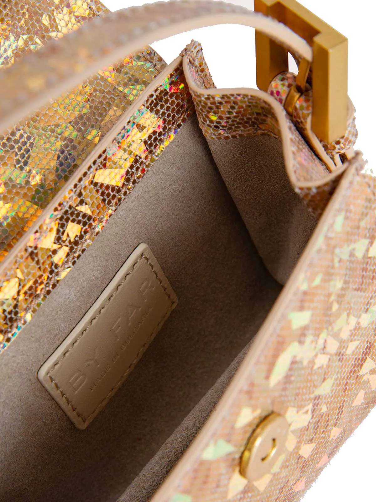 By Far Fran Disco Ball Mini Crossbody Bag