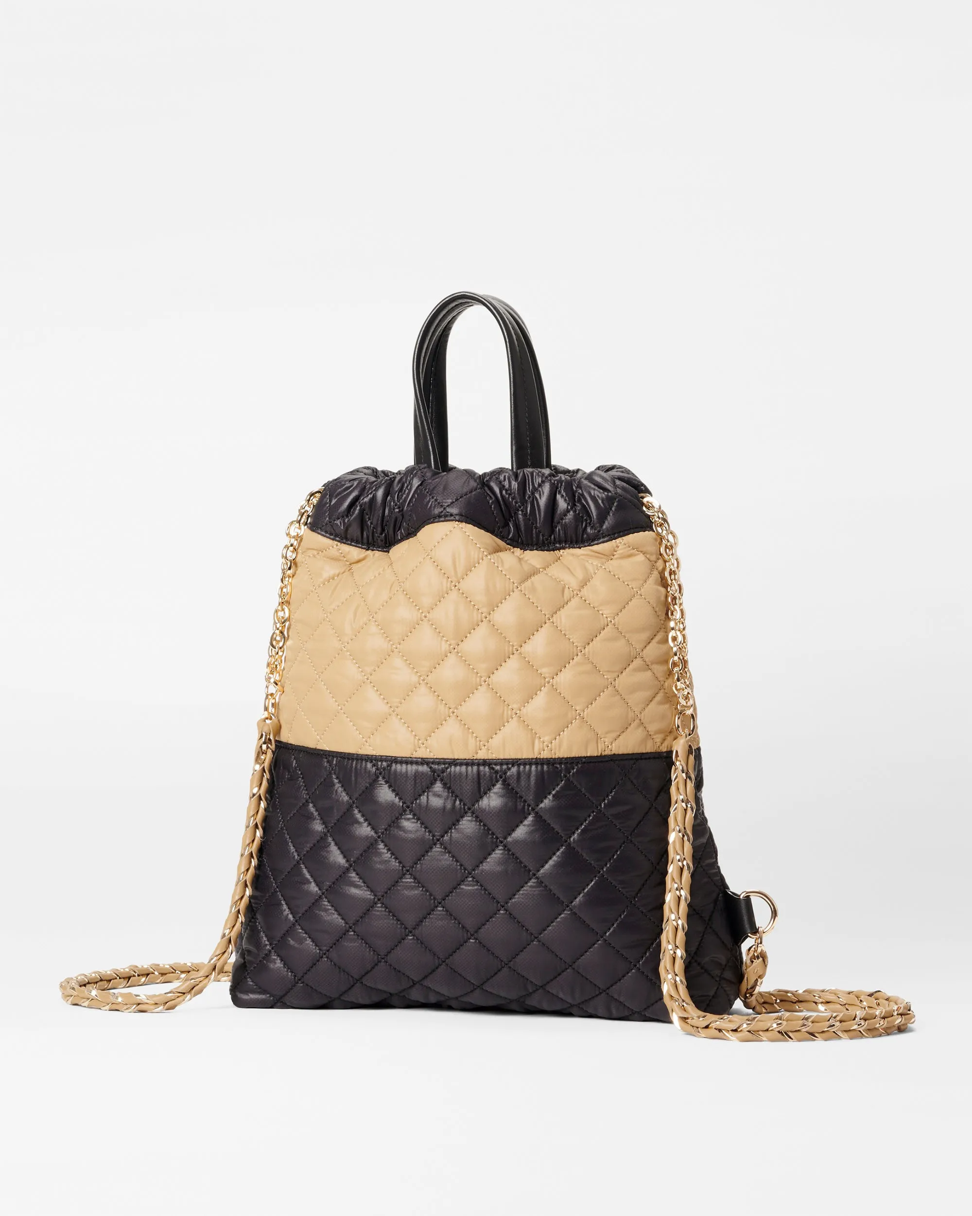 Camel & Black Crosby Audrey Backpack