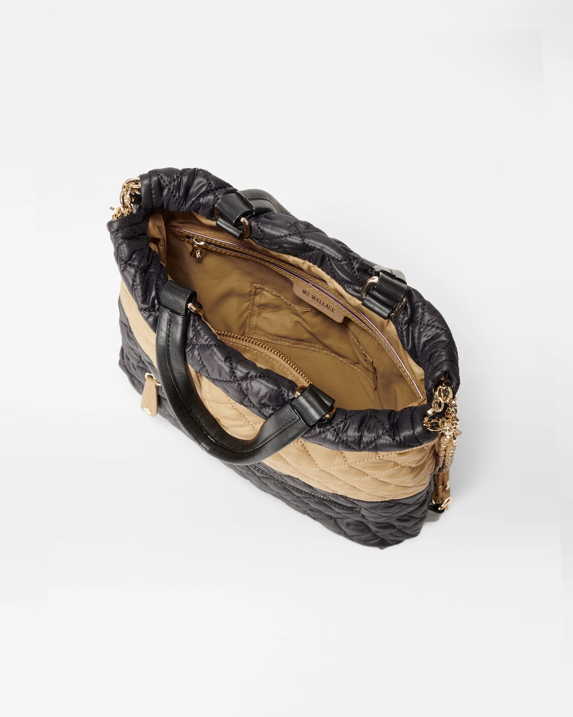 Camel & Black Crosby Audrey Backpack
