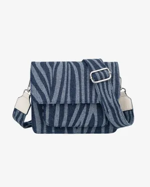 CAYMAN POCKET DENIM - Navy Zebra