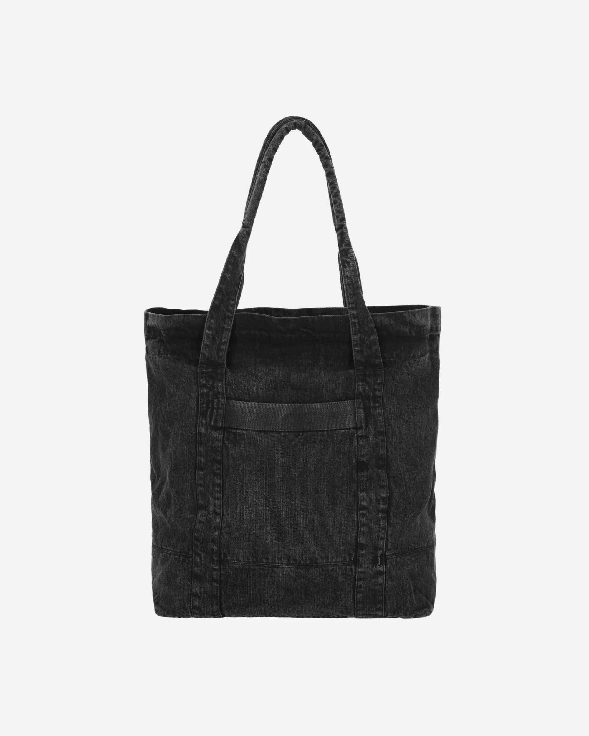 Chain Twill Aviation Tote Bag Real Black