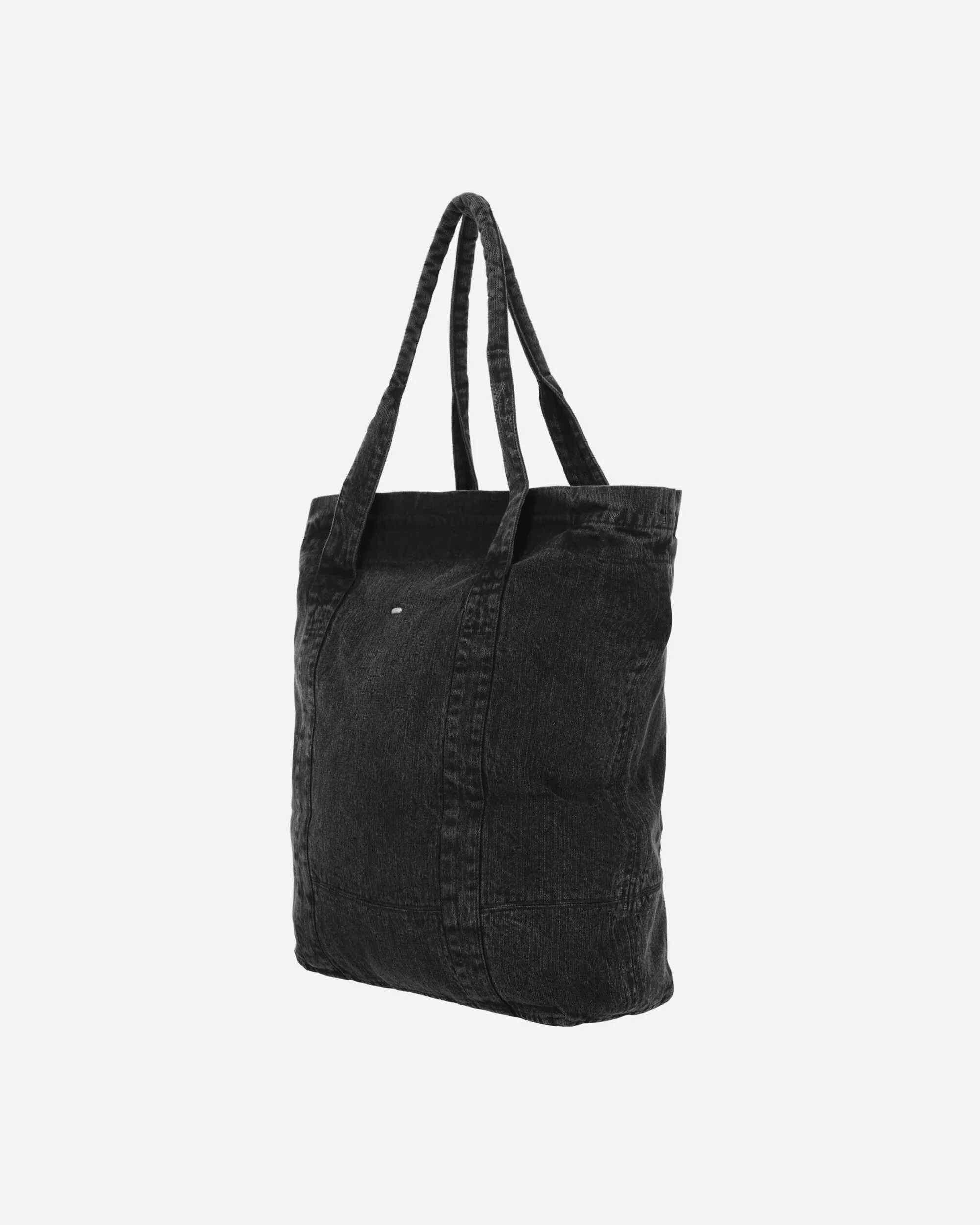 Chain Twill Aviation Tote Bag Real Black