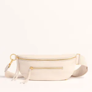Charles Crossbody | Calla Lily White/Brushed Gold | Med