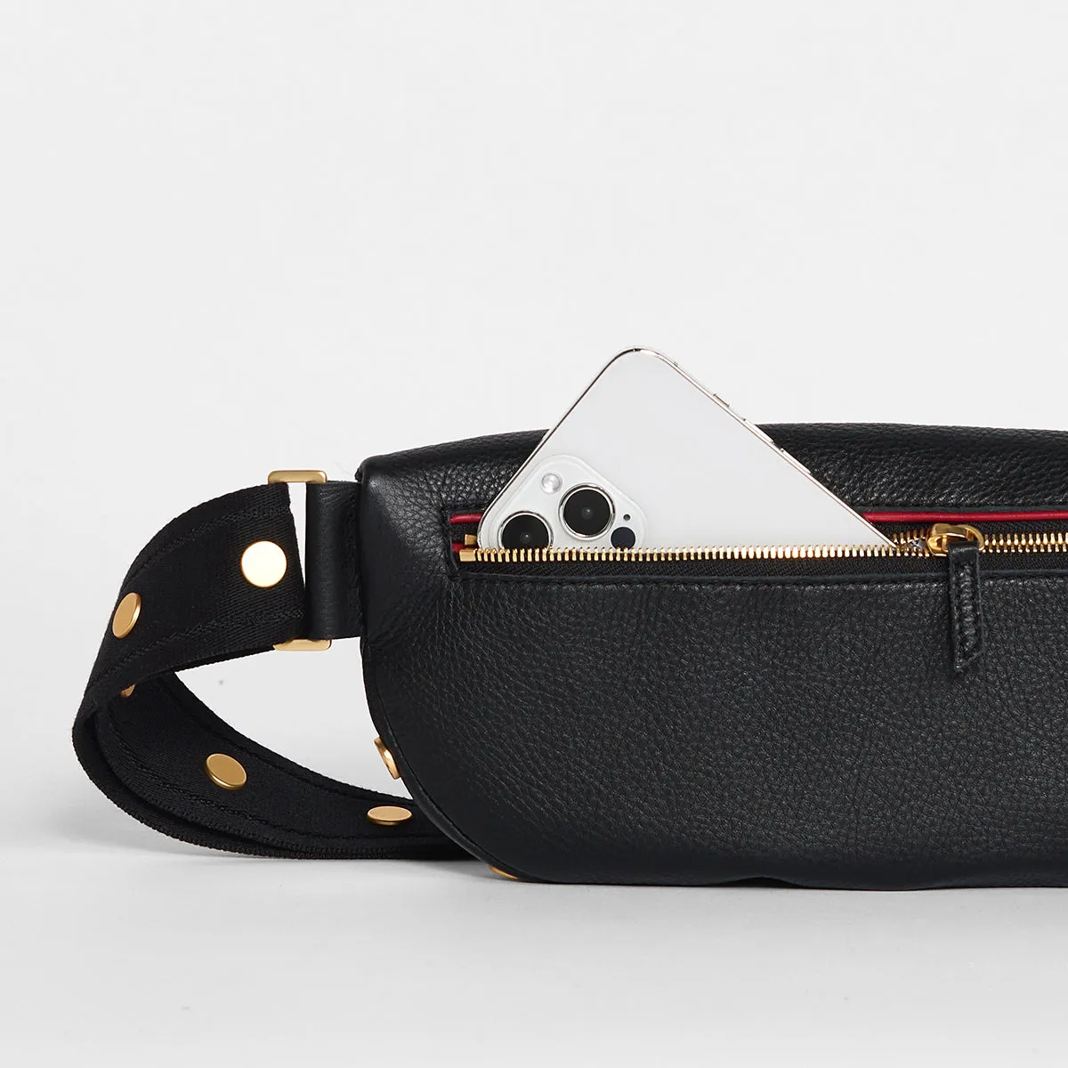 Charles Crossbody | Revival Collection/Brushed Gold | Med