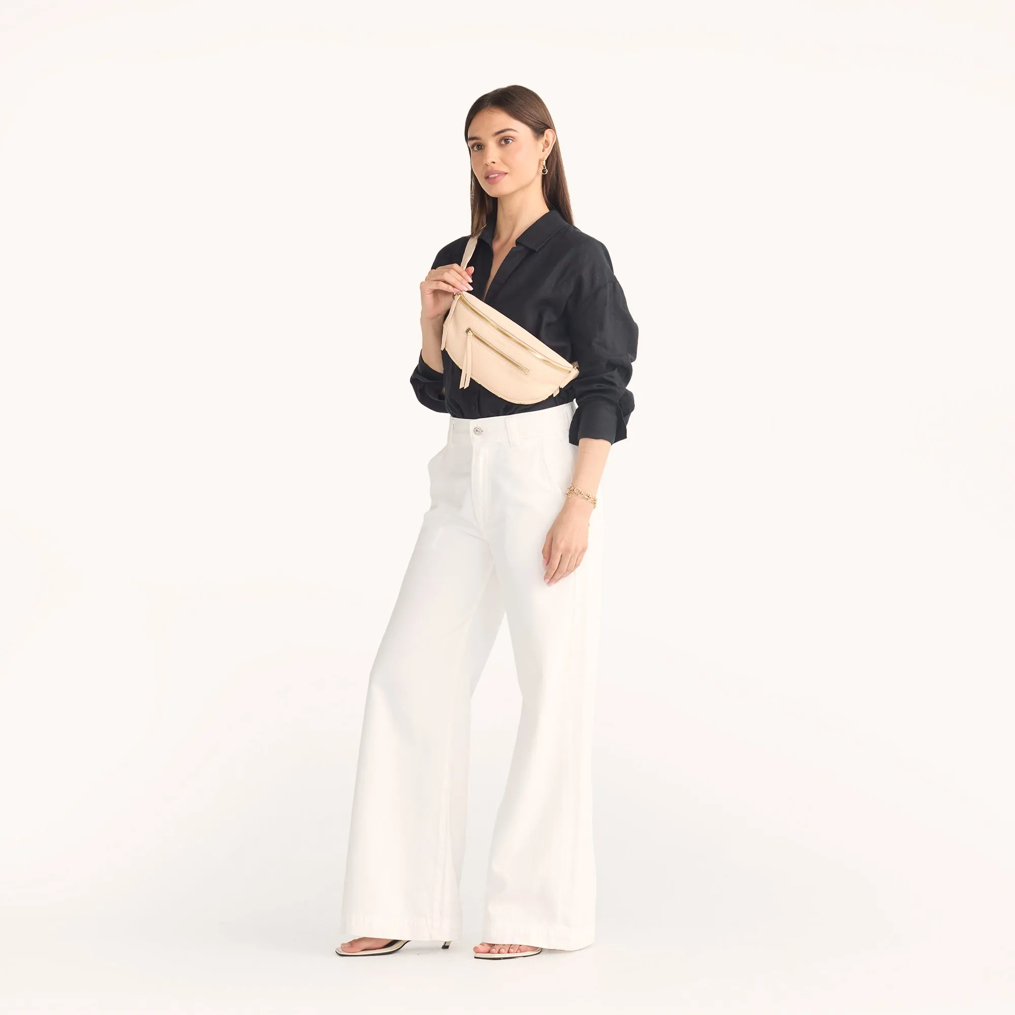Charles Crossbody | Superbloom Pink/Gold | Med