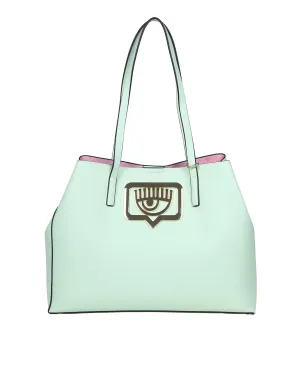 Chiara Ferragni Bold Eye Medium Top Handle Bag