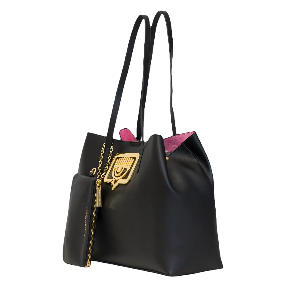 Chiara Ferragni Bold Eye Medium Top Handle Bag