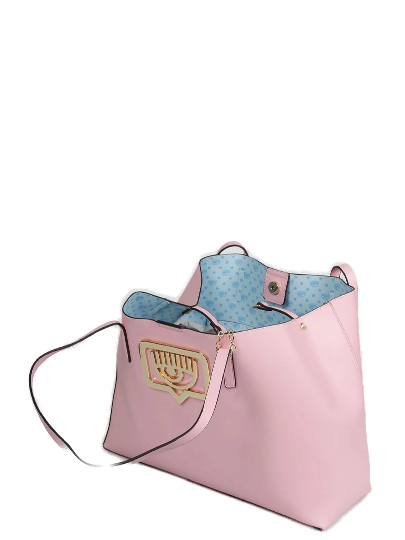 Chiara Ferragni Bold Eye Medium Top Handle Bag