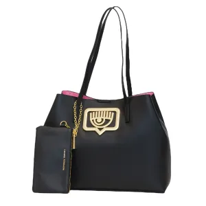 Chiara Ferragni Bold Eye Medium Top Handle Bag