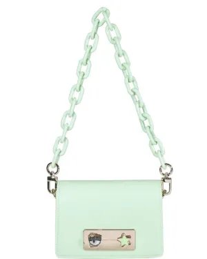 Chiara Ferragni Eye Star Plaque Chain-Linked Shoulder Bag