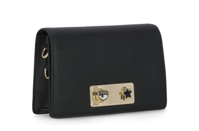 Chiara Ferragni Eyelike Chain-Link Crossbody Bag