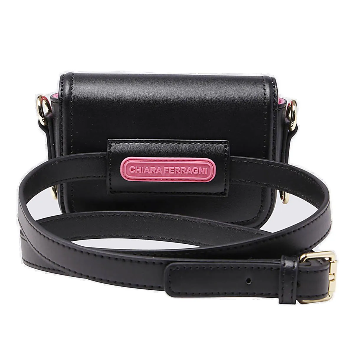 Chiara Ferragni Eyelike Chain-Linked Belt Bag