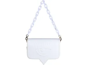 Chiara Ferragni Logo Embossed Chain-Link Shoulder Bag