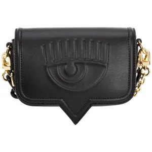 Chiara Ferragni Logo Embossed Chain-Linked Crossbody Bag
