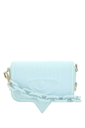 Chiara Ferragni Logo Embossed Chain-Linked Crossbody Bag